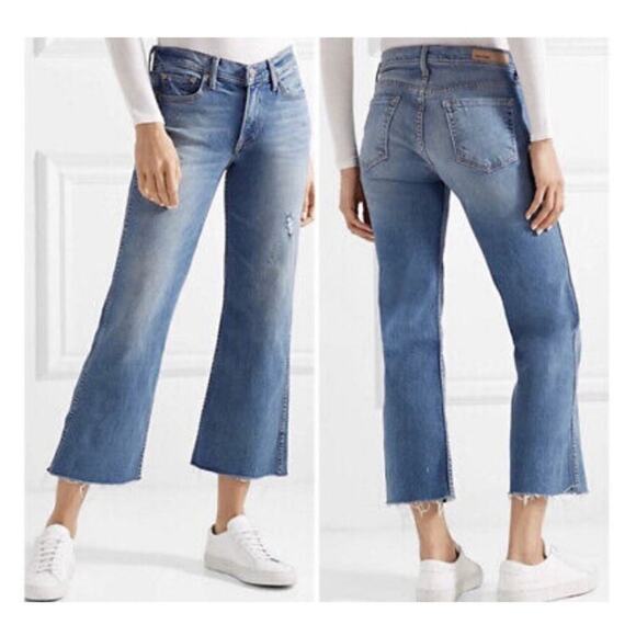 GRLFRND Joan Crop Flare Jeans In Magnetic Wash - Picture 1 of 10
